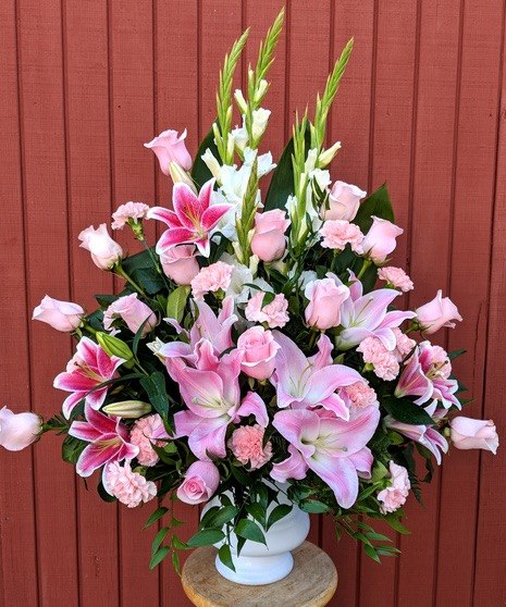 Pink Sympathy Arrangement