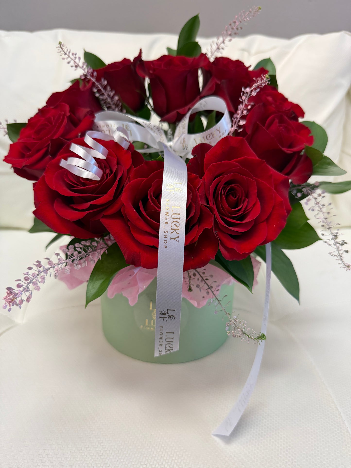 Heart shape roses