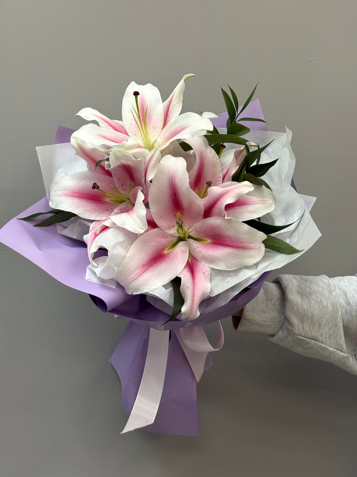 Pink & White Lily Perfection