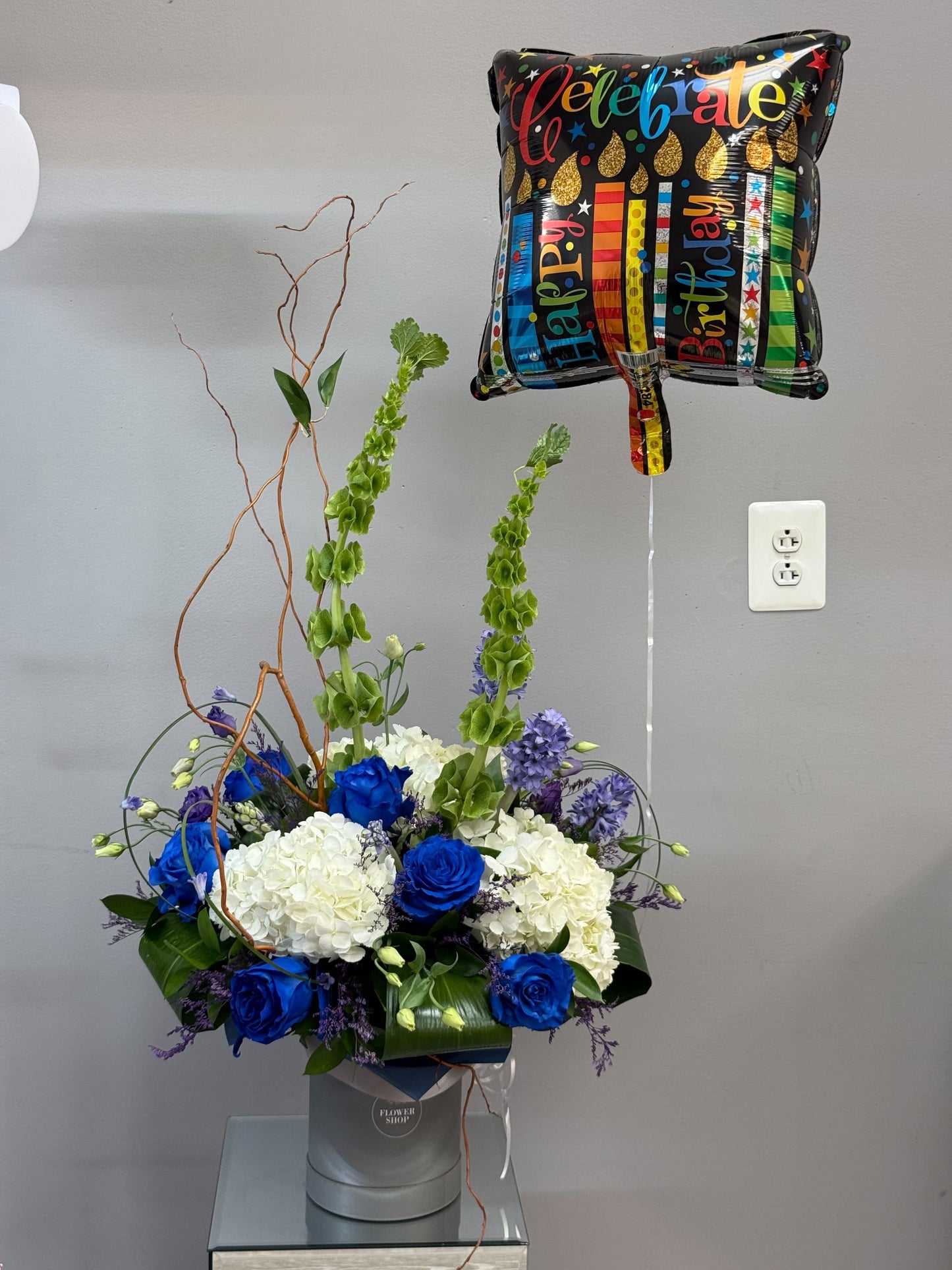 Fresh Flower Arrangement good for a men.
