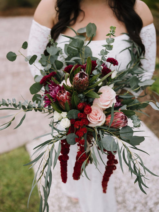 Modern wedding bouquet