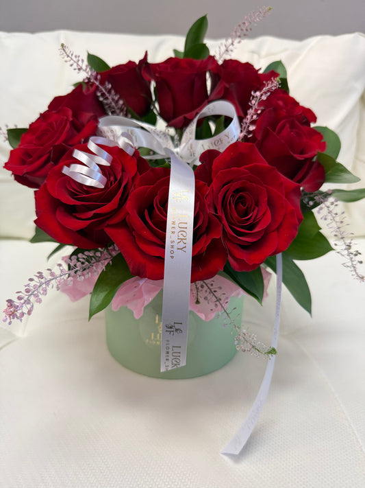 Heart shape roses