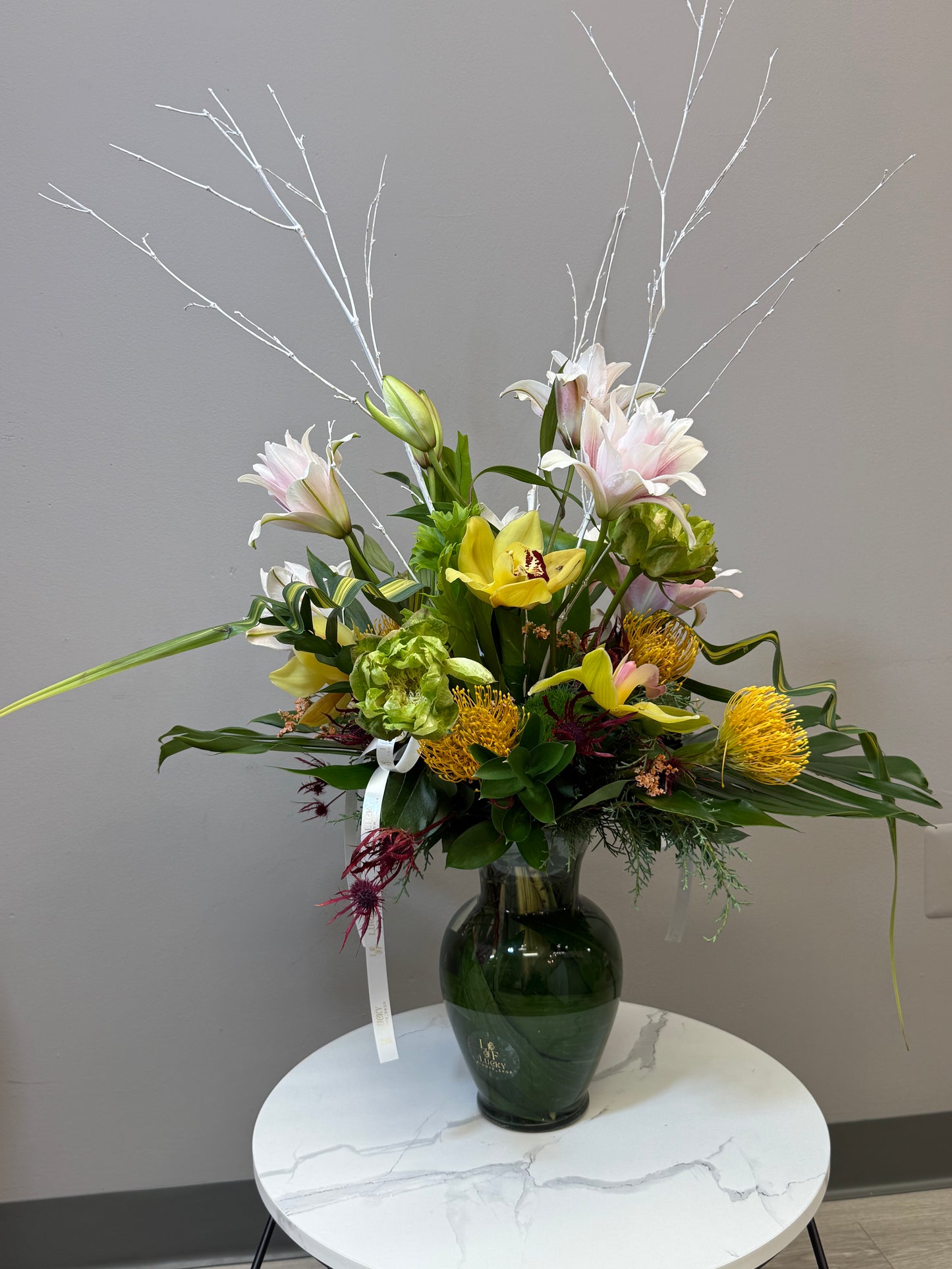 Modern tropical vase