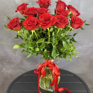 Timeless Twelve Rose Bouquet