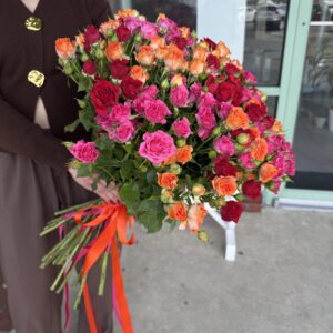 Sunset Radiance Rose Bouquet