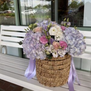 Lavender Garden Basket