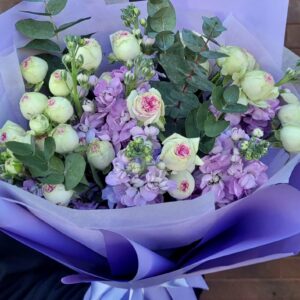 Sunlit Violet Bouquet